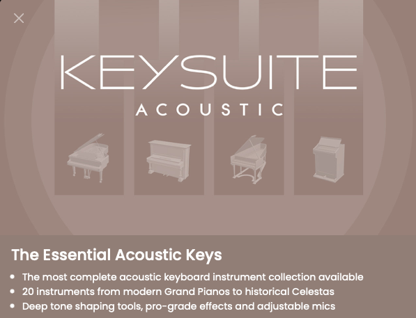 UVI Keysuite Acoustic